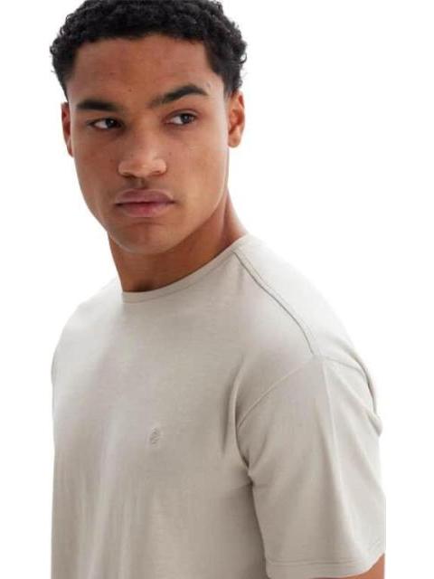 PLAYERA MANGA CORTA BEIGE NEXT CO - Image 4