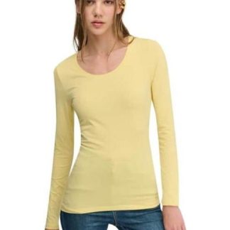 PLAYERA MANGA LARGA AMARILLO HOLLY LAND