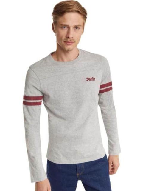 PLAYERA MANGA LARGA MODA GRIS NEXT CO