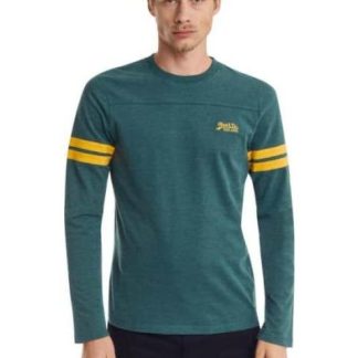 PLAYERA MANGA LARGA MODA VERDE NEXT CO