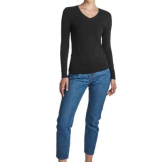 PLAYERA MANGA LARGA NEGRO HOLLY LAND