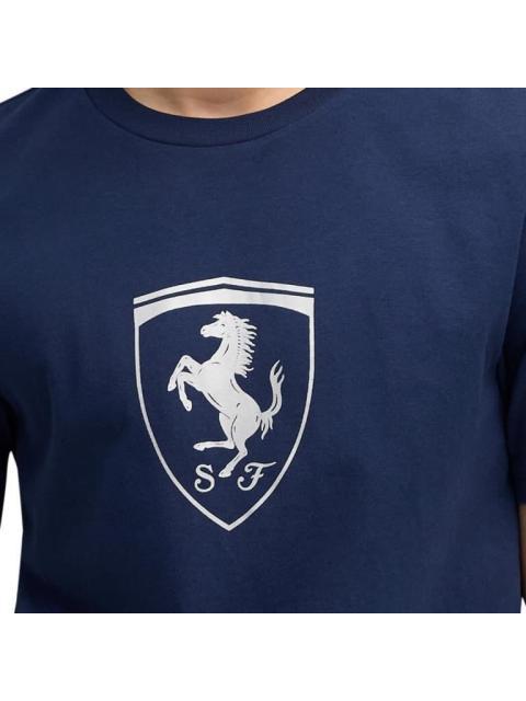 PLAYERA MOTORSPORT FERRARI SPORTSWEAR TONAL SHIELD TEE AZUL MARINO PUMA - Image 6