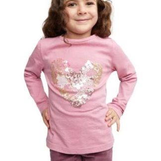 PLAYERA NIÑA ROSA HOLLY LAND KIDS