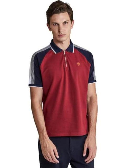 PLAYERA POLO MANGA RANGLAN VINO D.E.E.P SELECTION