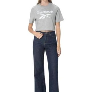 PLAYERA REEBOK IDENTITY BIG LOGO CROP TEE GRIS REEBOK