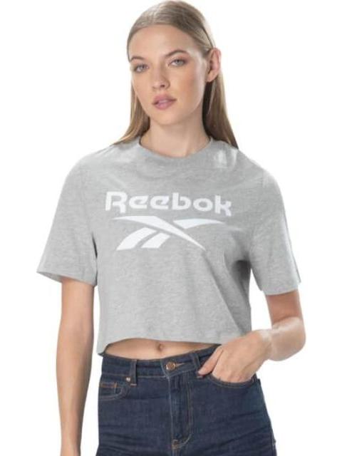 PLAYERA REEBOK IDENTITY BIG LOGO CROP TEE GRIS REEBOK - Image 3