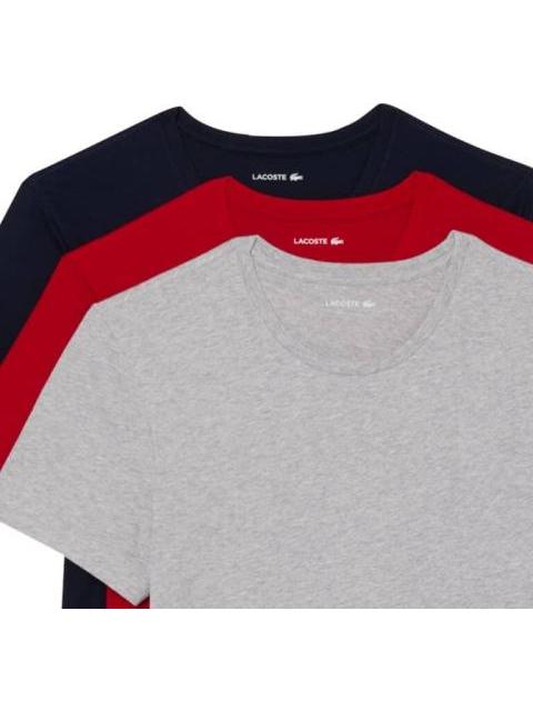 PLAYERA SET 3 T-SHIRT V UNDERWEAR AZUL MARINO LACOSTE - Image 3