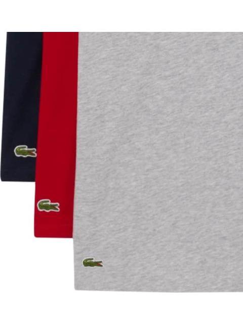 PLAYERA SET 3 T-SHIRT V UNDERWEAR AZUL MARINO LACOSTE - Image 4