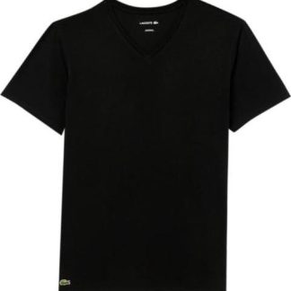 PLAYERA SET 3 T-SHIRT V UNDERWEAR NEGRO LACOSTE