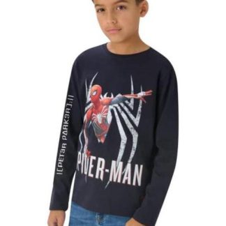 PLAYERA SPIDERMAN AZUL MARINO MARVEL SPIDERMAN
