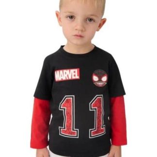 PLAYERA SPIDERMAN NEGRO MARVEL