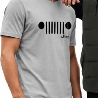 PLAYERA TEE JEEP PARRILLA GRIS HUMO JEEP