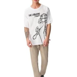 PLAYERA TIMON BLANCO DISNEY