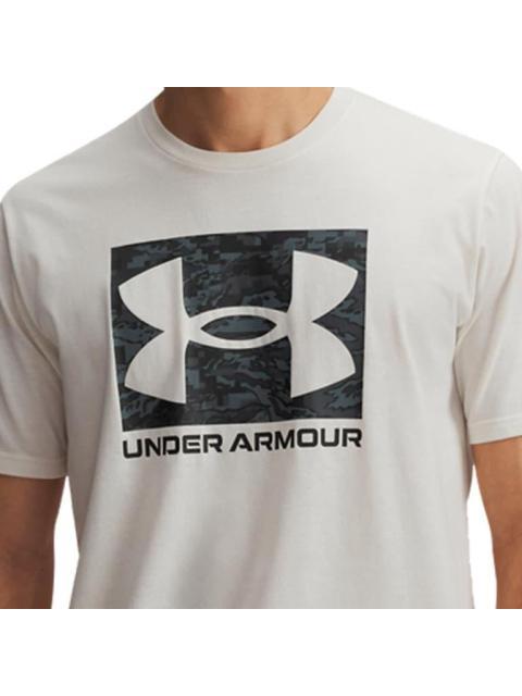 PLAYERA UA ABC CAMO BOXED LOGO SS BEIGE UNDER ARMOUR MEXICO - Image 3