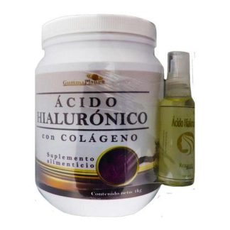 POLVO ACIDO HIALURONICO CON COLAGENO 1 KG +ACEITE ACIDO HIALURONI GUMMA CORPORATION
