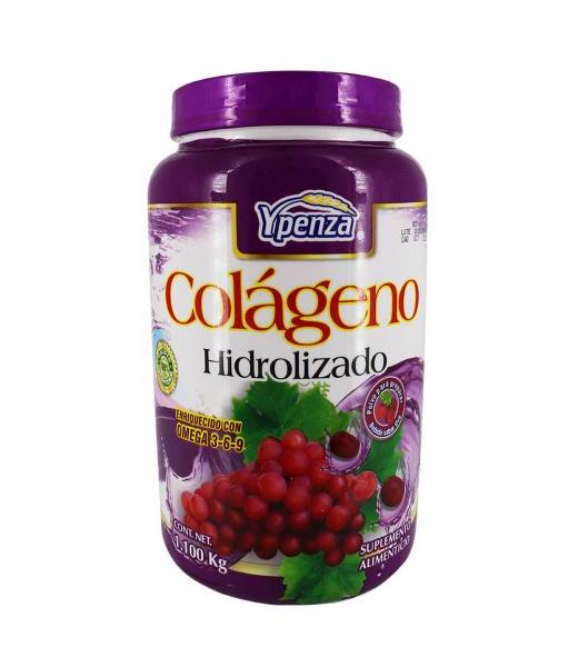 POLVO COLAGENO HIDROLIZADO BEBIDA SABOR UVA 1.100 KG SOLO PARA DIABETICOS