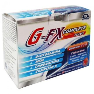 POLVO G-FX COMPLETE CAJA C 20 SOBRES DE 10 GRGLUCOSAMINA MSM COND LAB. NATUTECH