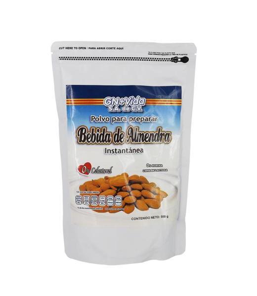 POLVO PARA PREPARAR BEBIDA DE ALMENDRAS INSTANTANEA BOLSA 500 GRS GN+VIDA