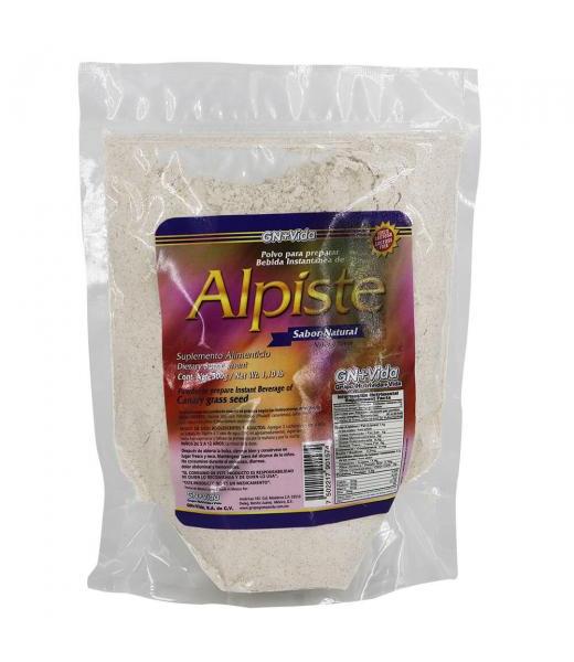 POLVO PARA PREPARAR BEBIDA DE ALPISTE SABOR NATURAL BOLSA 500GR. GN+VIDA