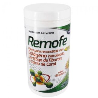 POLVO REMOFE VERDE BEBIDA SABOR BLUEBERRY 500 GR COLAGENO HIDROLI SOLO PARA DIABETICOS