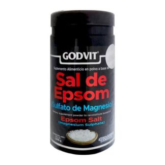 POLVO SAL DE EPSOM (SULFATO DE MAGNESIO) 500 GR GN+VIDA