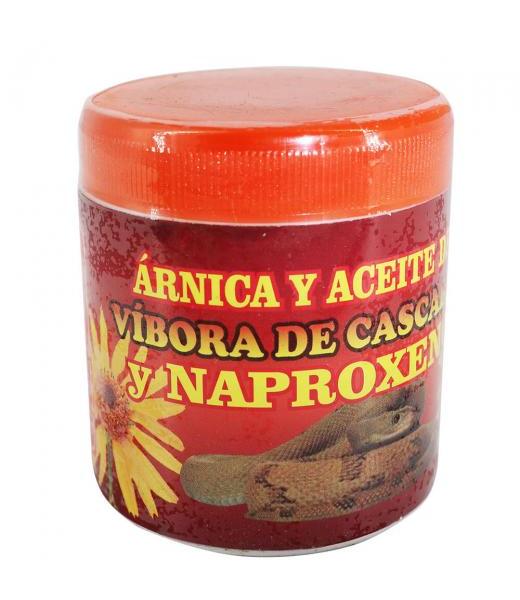 POMADA ARNICA Y ACEITE DE VIBORA DE CASCABEL Y NAPROXENO 125 GR. KENZO