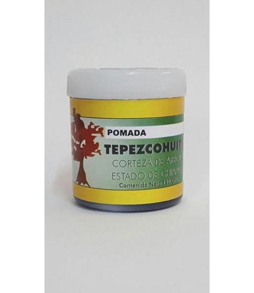 POMADA TEPEZCOHUITE 120GR. CORTEZA DE ARBOL YERBO