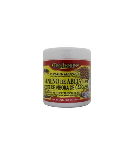 POMADA VENENO DE ABEJA C ACEITE DE VIBORA 125 GR BIG JESUS GN+VIDA
