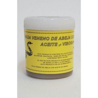 POMADA VENENO DE ABEJA CON ACEITE DE VIBORA C 120GR. YERBO