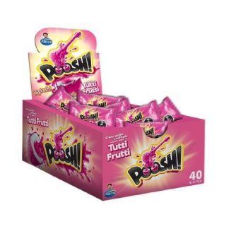 POOSH CHICLE RELLENO TUTTI FRUTTI 40 PZ