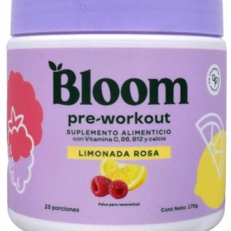 PRE WORKOUT LIMONADA ROSA 175 G BLOOM