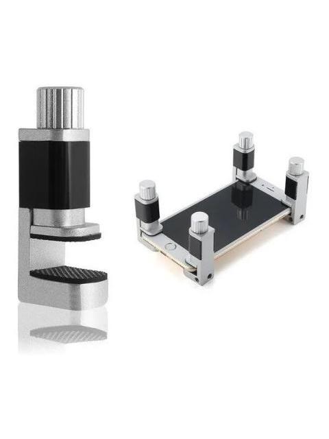 PRENSA SUJETADORA DE PANTALLA CELULAR O TABLET AJUSTABLE