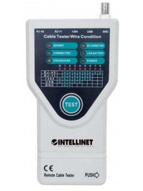 INTELLINET PROBADOR DE CABLES 5 EN 1 RJ-11 - RJ-45- USB- BNC- FIREWIRE - Image 4
