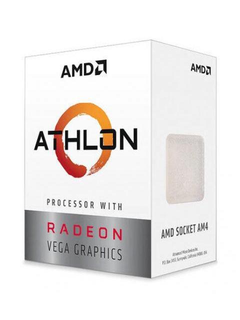 PROCESADOR AMD ATHLON 3000G - 3.5 GHZ - 2 NUCLEOS - SOCKET AM4 - 4MB CACHE - 35W - RADEON VEGA 3