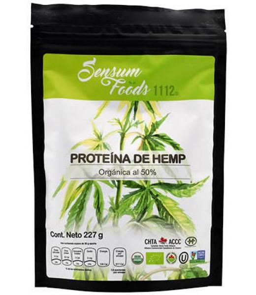 PROTEINA DE HEMP AL 50 % ORGANICA 227 G SENSUM FOODS 1112