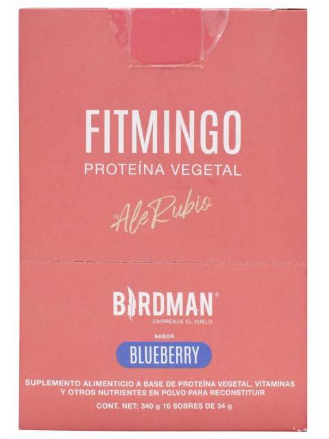 PROTEINA VEGETAL BLUEBERRY 10 SOB 34 G C U BIRDMAN P 10
