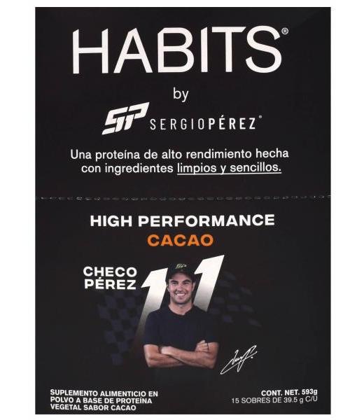 PROTEINA VEGETAL HIGH PERFORMANCE CACAO 39.5 HABITS P 15