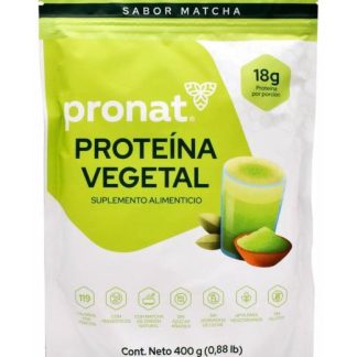 PROTEINA VEGETAL MATCHA 400 G PRONAT