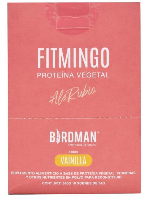 PROTEINA VEGETAL VAINILLA 10 SOB 34 G C U BIRDMAN P 10