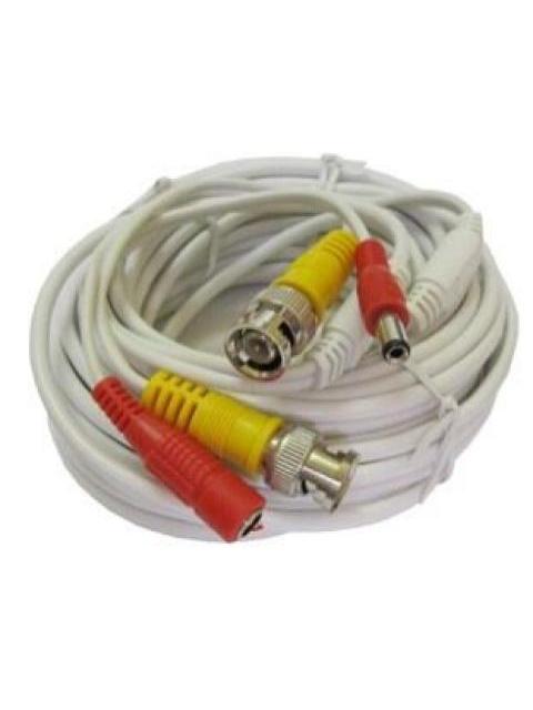 PROVISION-ISR CABLE COAXIAL PARA VIDEO MACHO - MACHO 20 METROS BLANCO