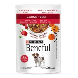 PURINA BENEFUL PUPPY CARNE SOBRE DE 100 GR