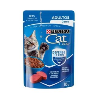 PURINA CAT CHOW ADULTOS CARNE SOBRE DE 85 GR
