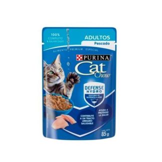 PURINA CAT CHOW ADULTOS PESCADO SOBRE DE 85 GR