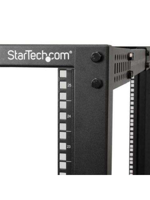 STARTECH  RACK DE MARCO ABIERTO CON PROFUNDIDAD AJUSTABLE DE 4 COLUMNAS 25U CON RUEDAS - Image 3