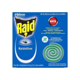RAIDOLITOS INSECT VERDE 10 PZ