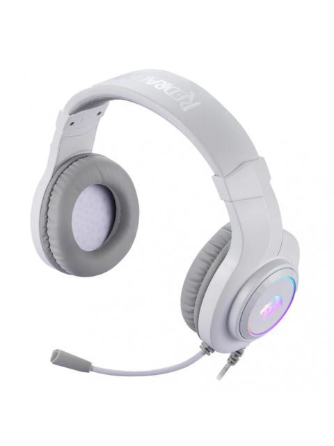 REDRAGON AUDIFONOS GAMER HYLAS RGB ALAMBRICO 2 METROS USB-A BLANCO - Image 3