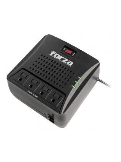 REGULADOR FORZA NEGRO HOGAR Y OFICINA 3000 VA 1500 W