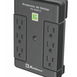 REGULADOR PROTECTOR DE VOLTAJE KOBLENZ PV-2500 D 2000W 2500VA 6 SALIDAS