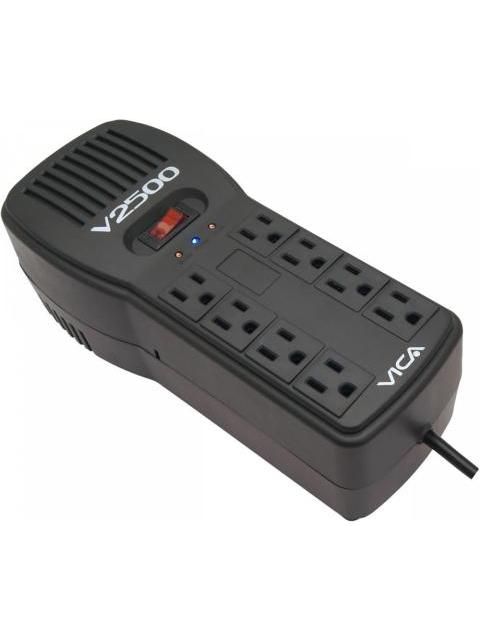 REGULADOR VICA V2500 2500VA 300J ENTRADA 100-127V NEGRO