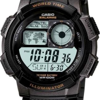 RELOJ DEPORTIVO NEGRO CASIO